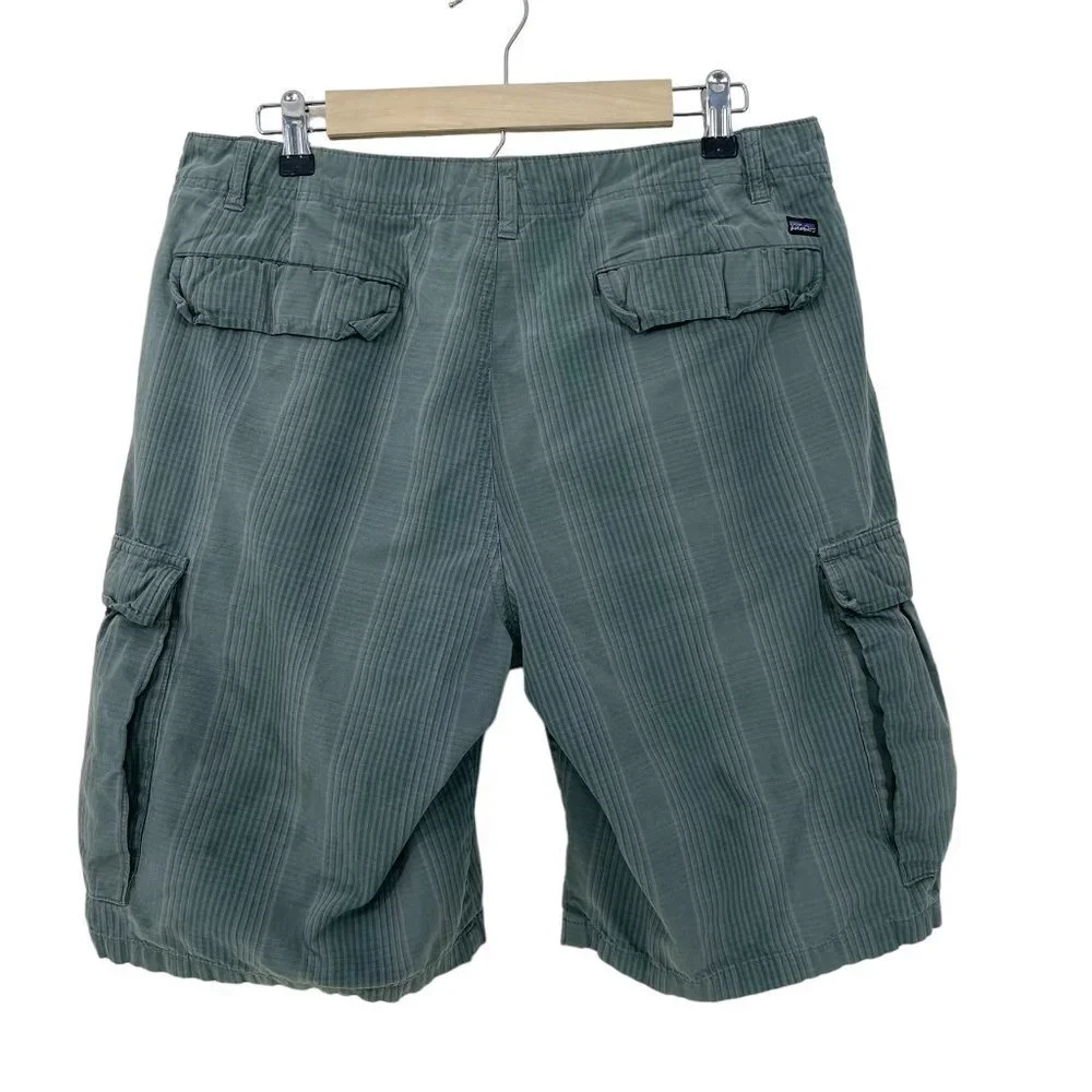 Patagonia Men's Size‎ 33 Cargo Pockets Organic Cotton Outdoor Y2K 90's Green Vtg